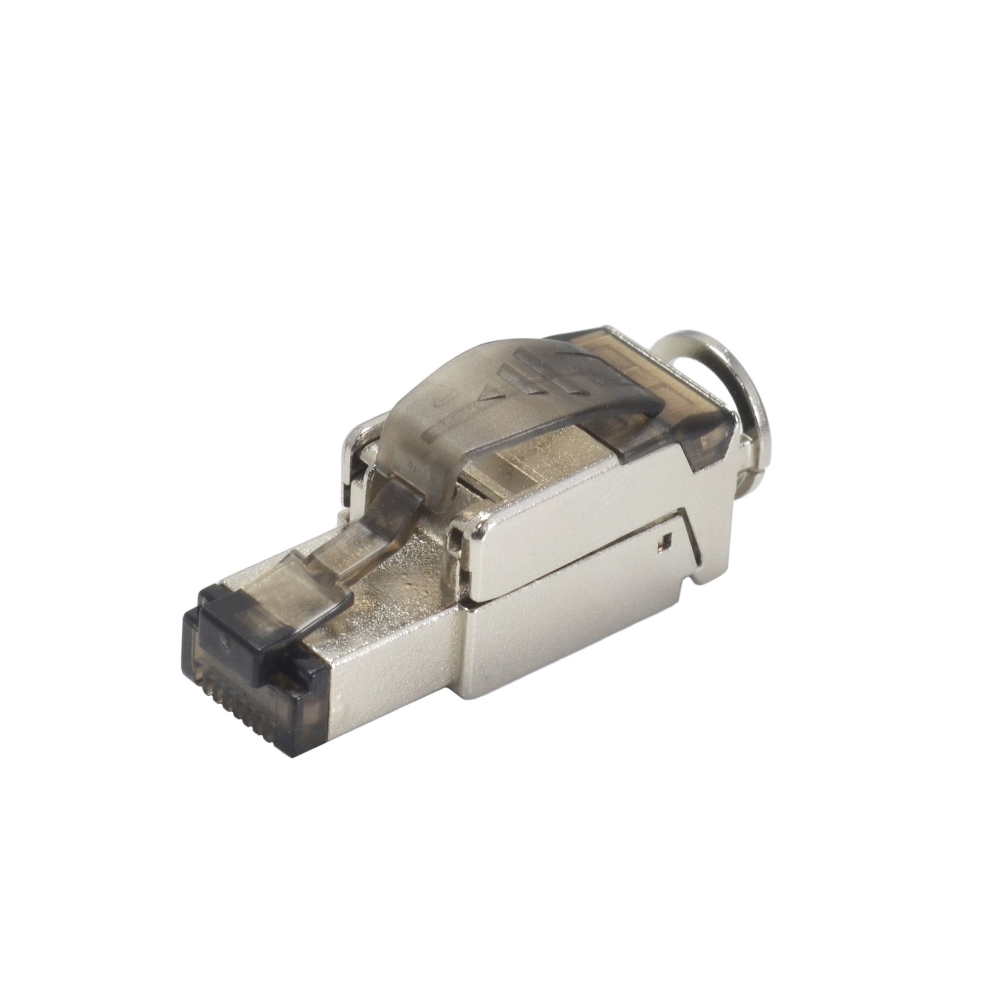 Cat 6A Die-Cast Field Termination Plug, Compact Size